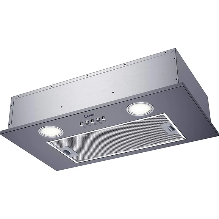 Candy CBG625-1X Dunstabzugshaube in die Decke integriert Silber C ? Dunstabzugshaube (207 m³-h, E, A, D, 57 dB, 63 dB) – Bild 1