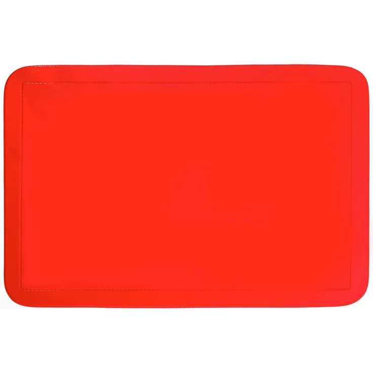 kela Tisch-Set Uni 43,5x28,5cm aus PVC in rot, Polyester, 43.5 x 28.5 x 1 cm