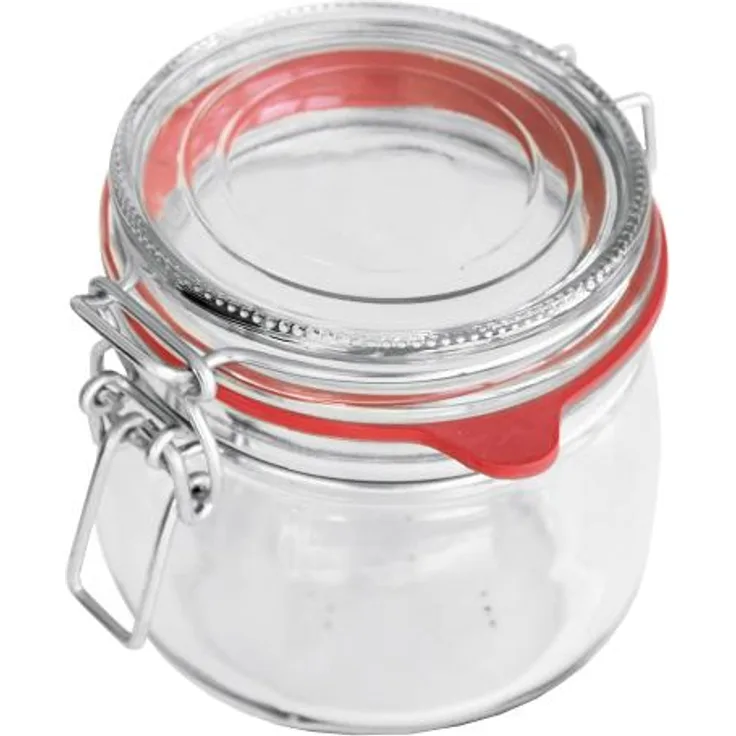 EMSY EMSY Drahtbügelglas Bocal 634 ml mit Ring 65x90mm