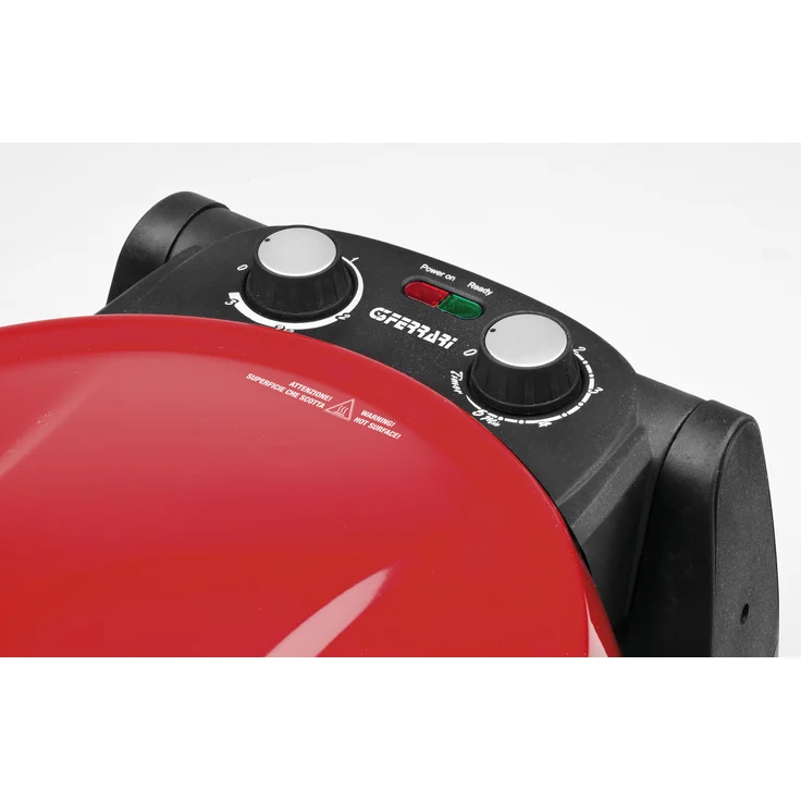 G3 Ferrari Delizia Napoletana Pizzaofen, 1200W, mit zusätzlichem Pizzastein, rot – Bild 5