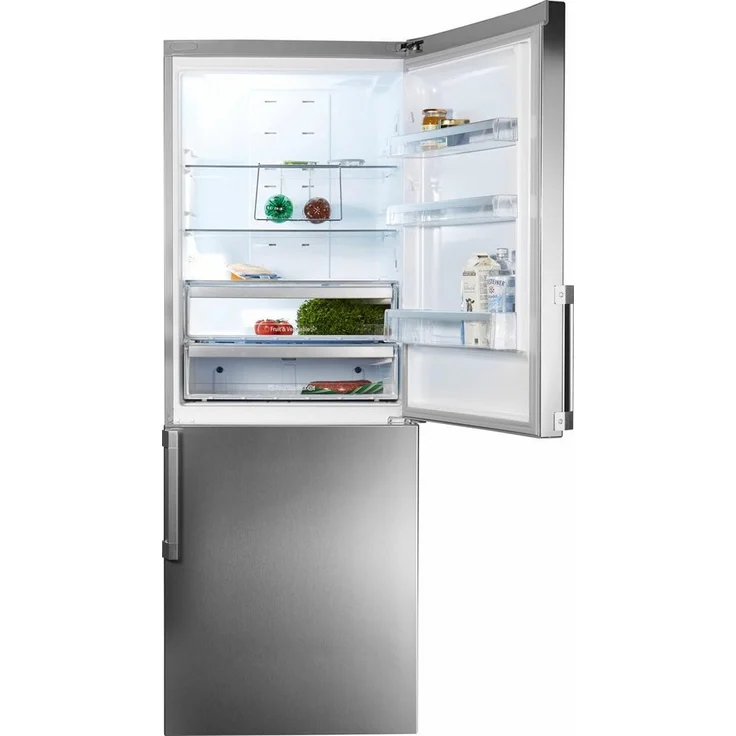 Bauknecht KGNXL 19 A3+ IN Kühl-Gefrierkombination, freistehend, silber, NoFrost, Lagerzeit bei Störung18 h – Bild 4