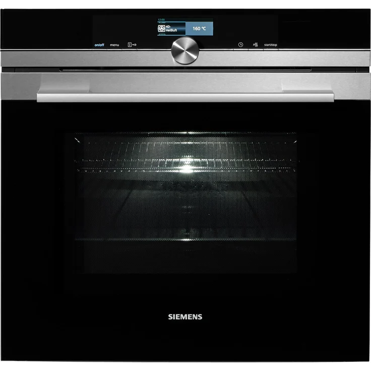 Siemens iQ700 HM636GNS1 Backofen mit Mikrowelle, Einbaugerät, Garraum 67 l, Mikrowellenleistung 800 W, Breite 59,4 cm, varioSpeed, Schnellaufheizung und coolStart, ecoClean, cookControl, edelstahl, schwarz – Bild 4