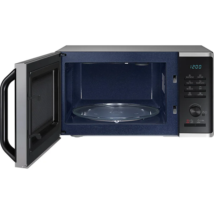 Samsung MG23K3515AS Kombi-Mikrowelle mit Grill, Standgerät, 23 Liter Garraum, 800 Watt, silber, schwarz – Bild 8