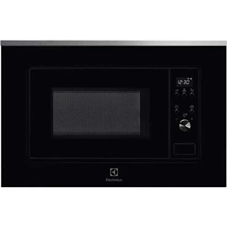 Electrolux LMS2203EMX Mikrowelle, Einbaugerät, 20 Liter Garraum, 700 Watt, schwarz, edelstahl