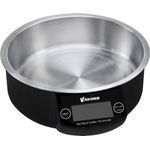 Vakoss Küchenwaage mit abnehmbarer Schale Schwarz