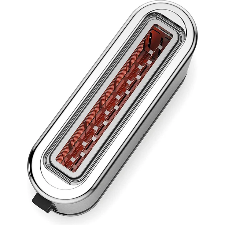 WMF Küchenminis Langschlitz-Toaster (900 W, integrierter Brötchenwärmer, 2 XXL Brotscheiben, Auftau-Funktion) cromargan matt-silber – Bild 7