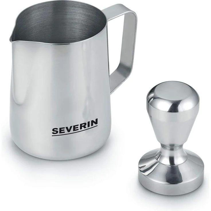 SEVERIN Espresa Plus KA 5995 Espressomaschine (ca. 1350 W, massiver und professioneller Siebträger inkl. Starterset und Manometer, einstellbare Temperatur und speicherbare Tassenfüllmenge) – Bild 5
