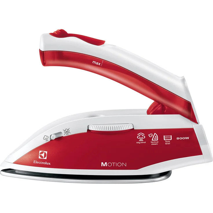 Electrolux EDBT800 Reisebügeleisen - Bügeleisen, Rot, Weiß
