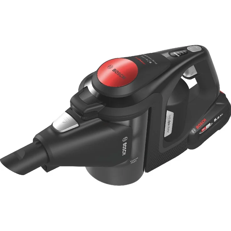 Bosch BKS821MPOW Unlimited Gen2 Serie 8 Handstaubsauger, 45 min Akkubetrieb, Akkuwechsel-Option, 3 Saugmodi, schwarz-rot – Bild 4