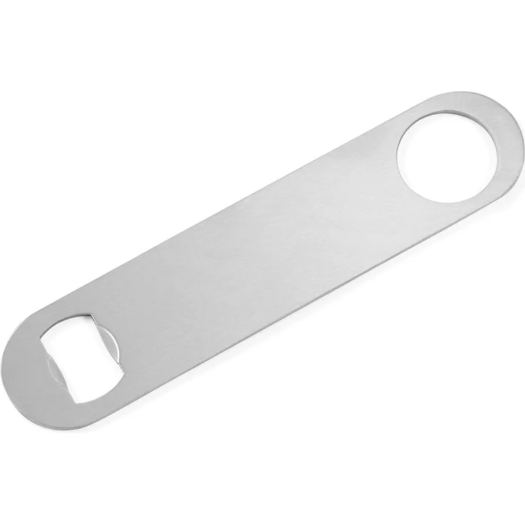 HENDI Flaschenöffner, Edelstahl, Bierflaschenöffner, 179x40x(H)2mm, Edelstahl