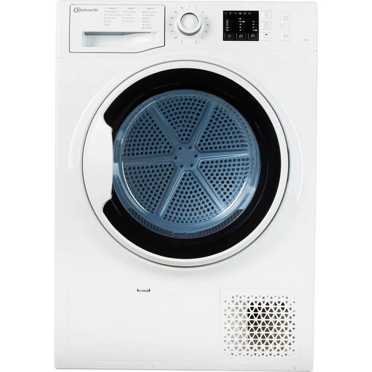 Bauknecht T Soft CM10 8BWK DE, Kondenstrockner, B, Fassungsvermögen 8 kg, Standgerät, Breite 59,5 cm, Wäschetrockner mit Automatik, Startzeitvorwahl – Bild 1
