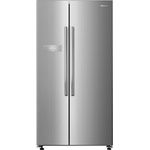 Hisense RS741N4AC3 D Side-by-Side-Kühlschrank, freistehend, Edelstahldekor, NoFrost, Schnellkühlen und -gefrieren, Breite 90.8 cm