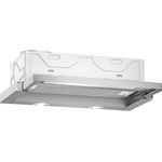 Neff DBR 4612 X, Motorhaube, ausziehbar, Nische, Breite: 52.6 cm, Tiefe: 29 cm, Abzug & Umluft, Silver Metallic