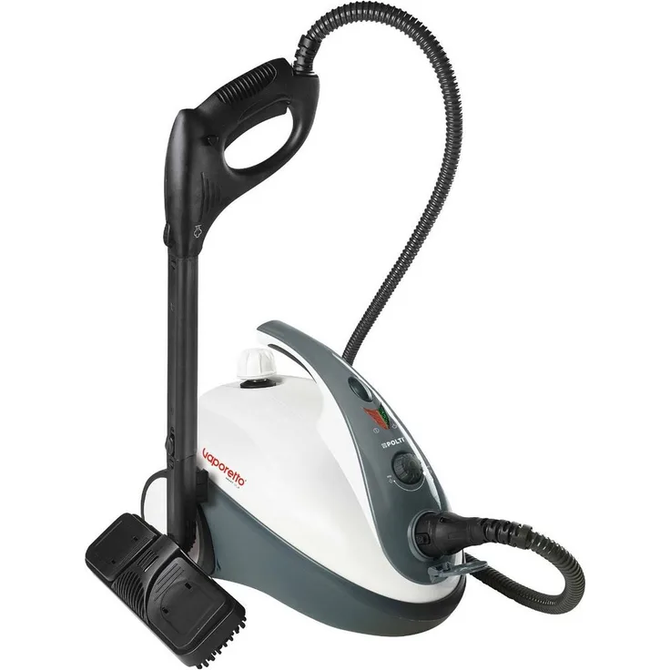 POLTI PTEU0267 Vaporetto Smart 30 S, maximal Druck 3 bar, Dampfausstoss bis zu 85 g-min, Anzeigesignal: Druck bereit, schwarz - weiss, tötet und beseitigt 99,99% der Viren, Keime und Bakterien