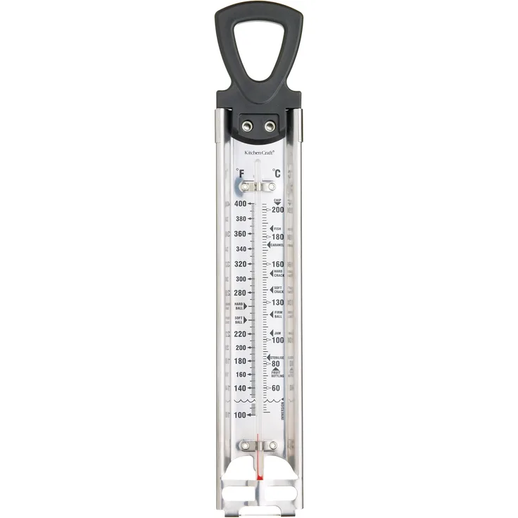 KitchenCraft Home Made Deluxe Küchenthermometer, Edelstahl
