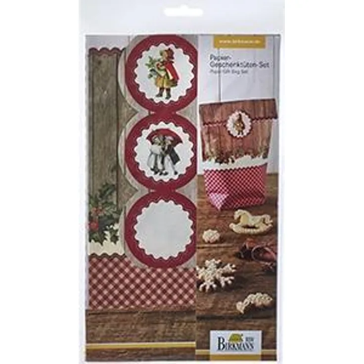 Birkmann 442283 Papiergeschenktüten-Set Winter Poesie