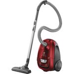Electrolux UltraSilencer EUSC66-CR - Aspirateur Traîneau Silencieux avec Sac - Équipé du Système Silent Air Technology - Couleur : Rouge Piment