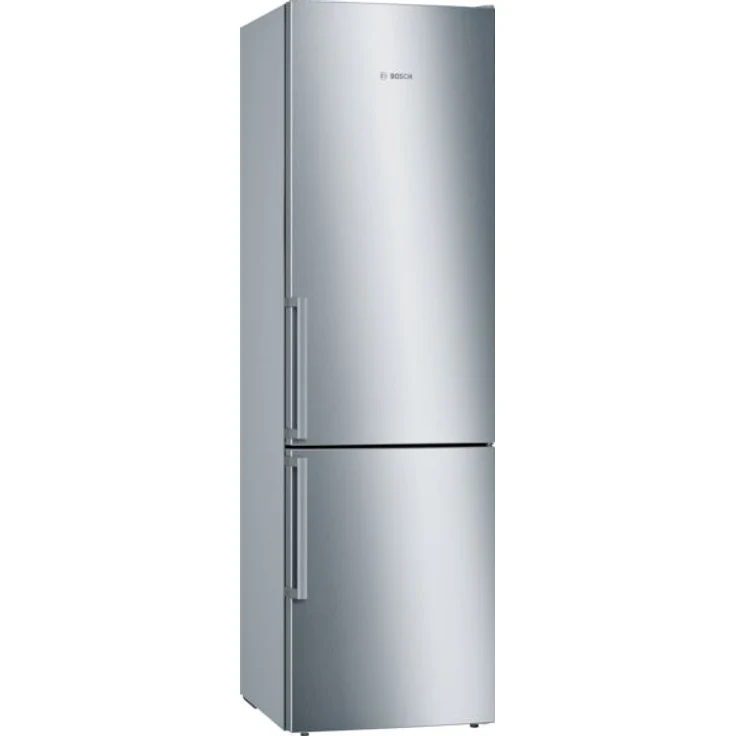 Bosch KGE398IBP Kühl-Gefrierkombination, freistehend, silber, Schnellgefrieren, LED, Abtauautomatik, Breite 60 cm, Energieklasse B – Bild 1