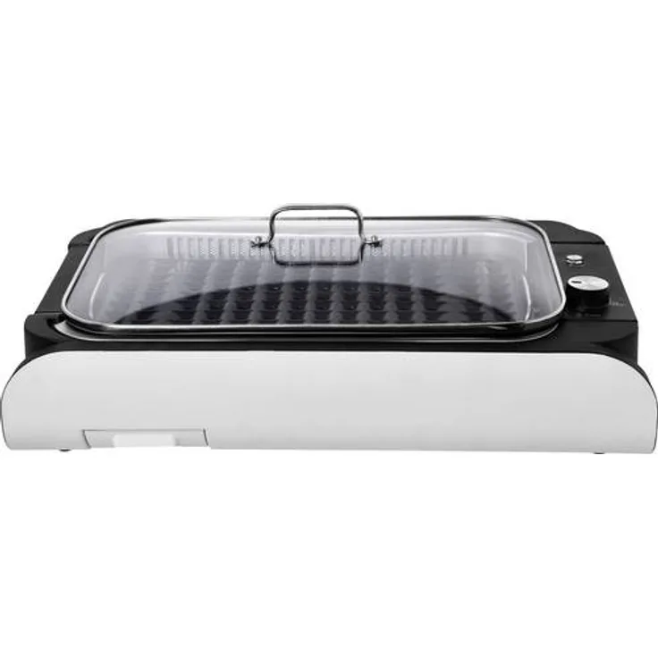 BiKitchen Grill 700.2 Elektro Tischgrill kabelgebunden, mit manueller Temperatureinstellung Schwarz, Weiß