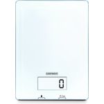 Leifheit digitale Küchenwaage, Tragkfraft bis zu 5 kg, Wiegefläche aus Glas, Haushaltswaage mit Zuwiegefunktion, einfache Reinigung, elektronische Waage inkl. Batterien, extra flach