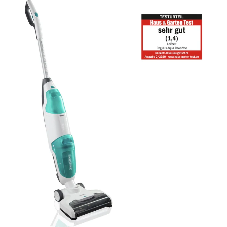 Leifheit Regulus Aqua PowerVac (11914), Nass- & Trockensauger, 20 min Akkulaufzeit, herausnehmbarer Wassertank, Standfunktion – Bild 2