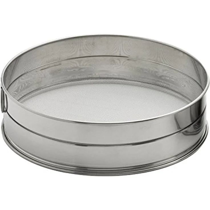 Weis 12730 Mehlsieb Durchmesser 30cm, Edelstahl, Silber, 30 x 30 x 8 cm