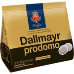 Dallmayr Prodomo Kaffeepads, für alle Pad Maschinen, Röstkaffee, Spezialveredelt, 16 Pads, á 7 g 