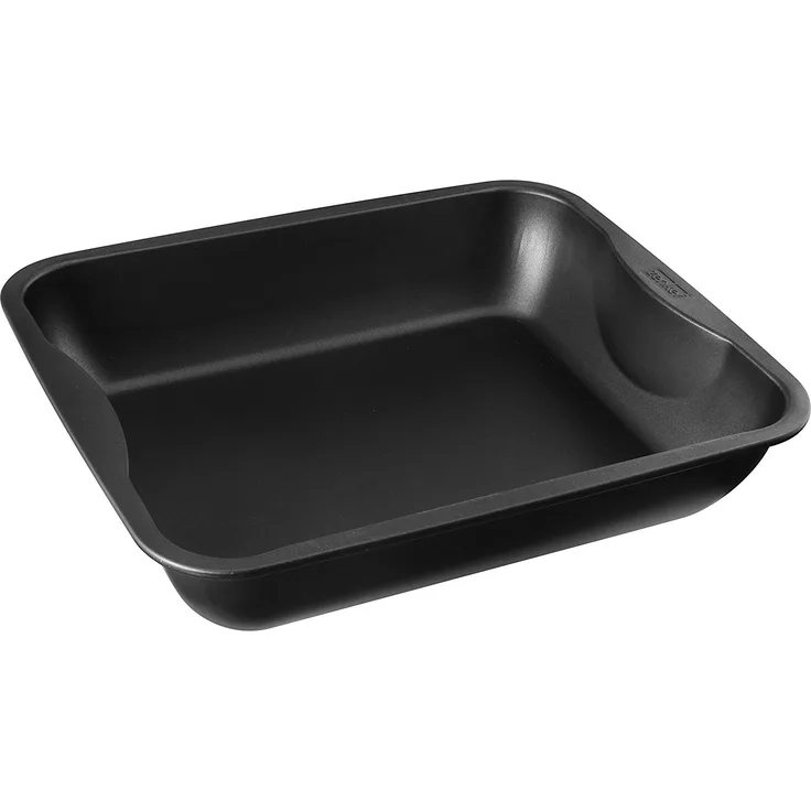 Zenker XXL-Brat- und Auslaufform (40 x 8 x 34 cm) SPECIAL COOKING, rechteckige Ofenform mit Antihaftbebeschichtung, Backblech für krosse Braten & saftige Aufläufe (Farbe: Schwarz), Menge: 1 Stück