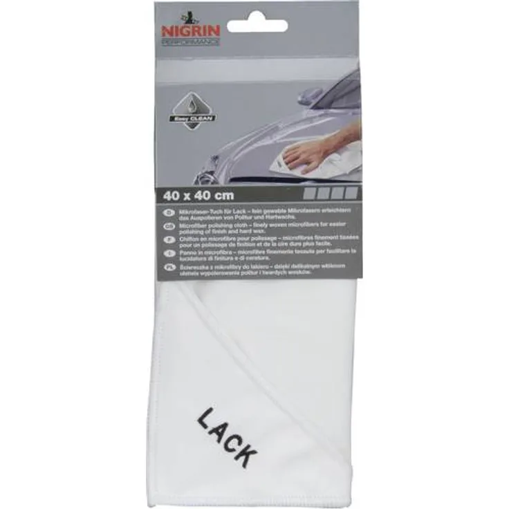 NIGRIN 71121 Microfasertuch Lack 40 x 40 cm