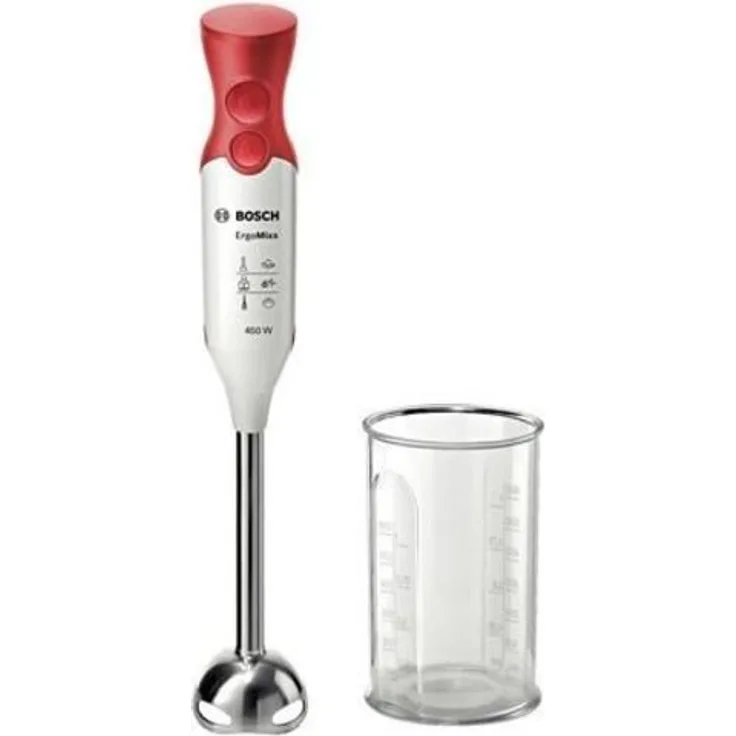 Bosch MSM64110, 450W, 2 Geschwindigkeiten, Kunststoff, rot, weiß