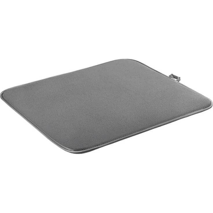Metaltex Abtropfmatte, Polyester, Grau, 40 x 45 x 1 cm
