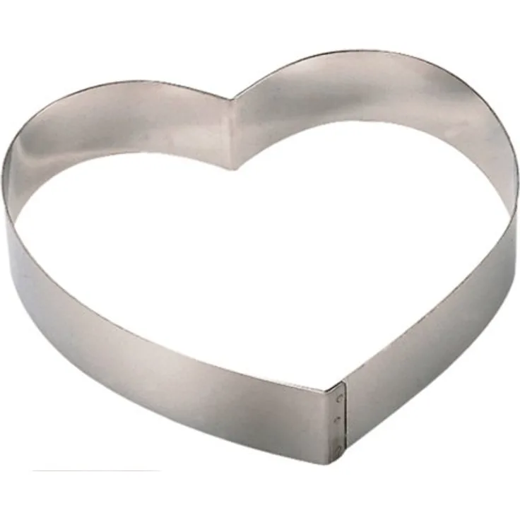 DE BUYER Rahmen Herz, Silber, 16 cm