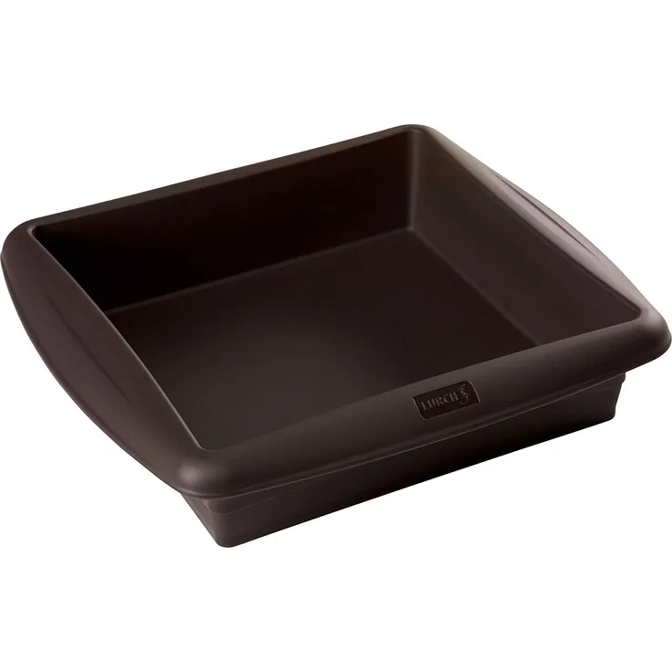 Lurch 85037 FlexiForm Auflaufform Quader aus Silikon für Aufläufe und Kuchen 18 x 18cm