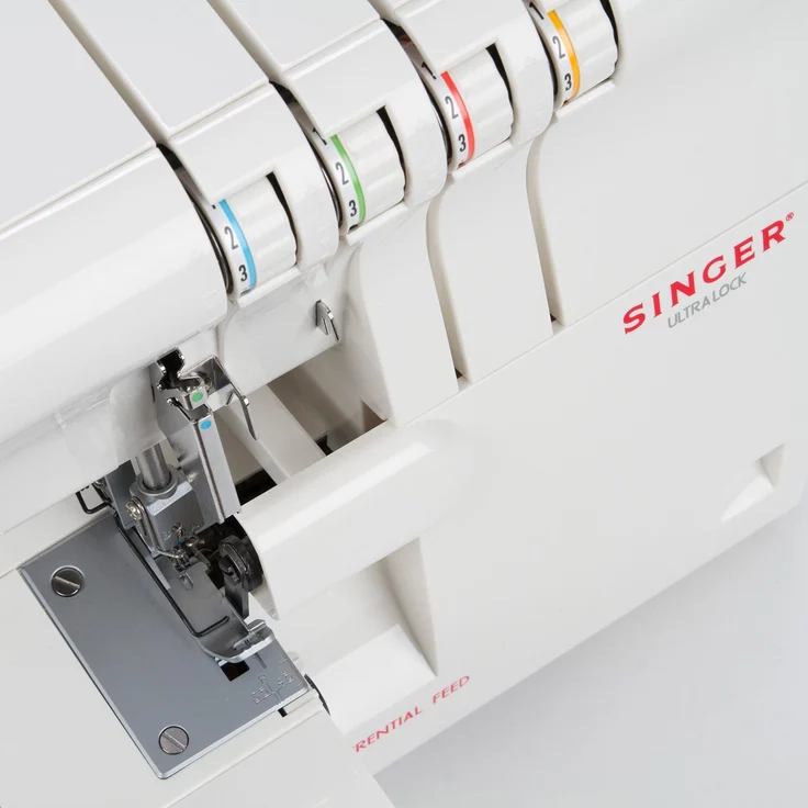 Singer 14SH 654 Overlock- NähMaschine  Differentialtransport bewegliches Obermesser  – Bild 8