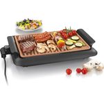 GOURMETmaxx Tischgrill - rauchfrei - max. 220 °C - schwarz/kupfer