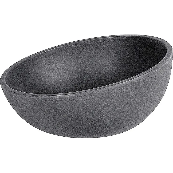 APS 84836 ELEMENT LOOK Runde Melamin Schale mit Anti-Rutsch-Füßen Ø 26 x 7-12,5 cm 1.45 ltr.