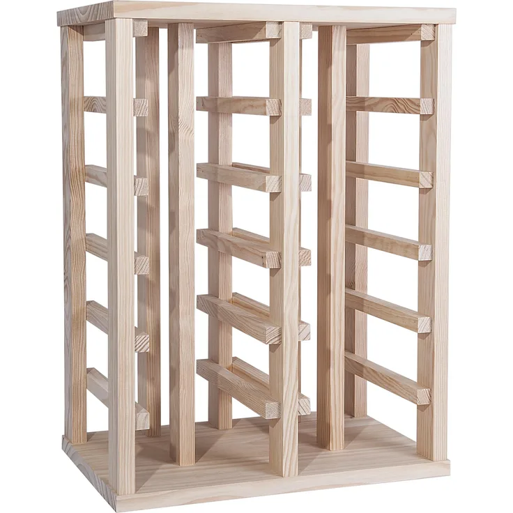 Aranaz Weinregal, Mehrfarbig, 45 x 31.5 x 61 cm