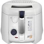 De Longhi F28211 Fritteuse, 1,2 Liter Volumen, 1800 Watt, weiß