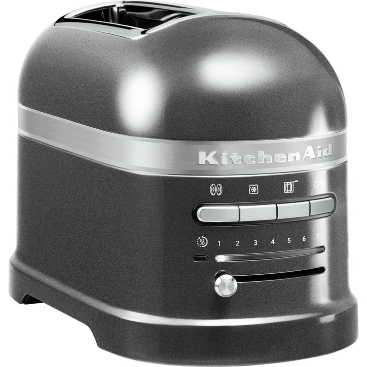 KitchenAid Artisan 5KMT2204EMS Doppelschlitztoaster, 1250W, 7 Bräunungsstufen, medaillon-silber – Bild 1