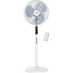 Rowenta VU4440 Essential+ Standventilator, 3 Geschwindigkeitsstufen, Timer-Funktion, verstellbarer Neigungswinkel, 39 Watt, inkl. Fernbedienung, weiß