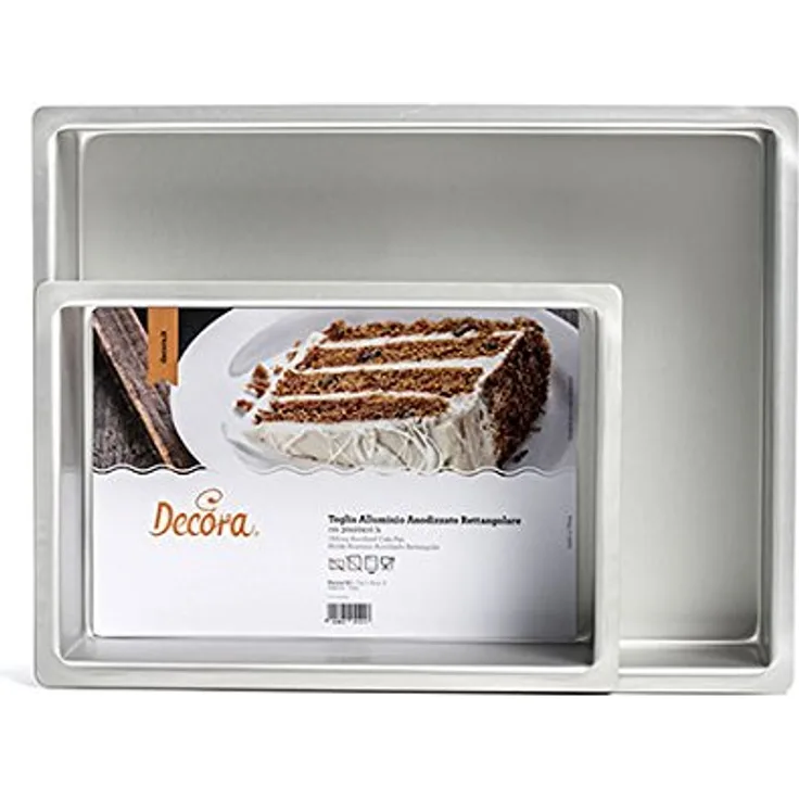 Decora 0062645 Profi-BACKFORM RECHTECKIG AUS ELOXIERTEM Aluminium cm 30X40X10 H
