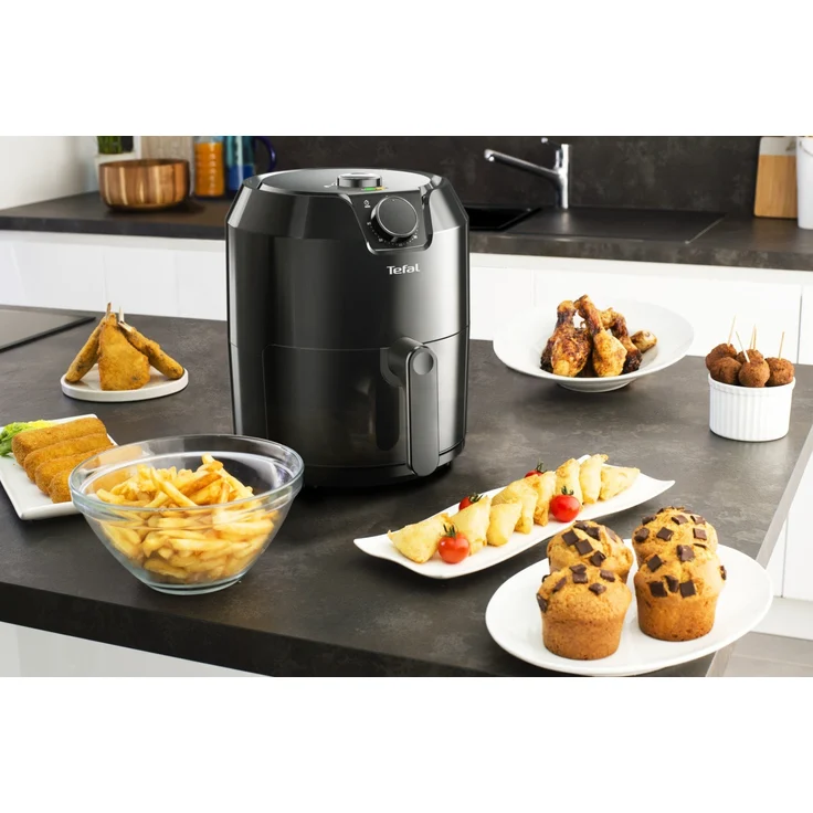 Tefal EY2018 Easy Fry Classic Heißluftfritteuse, ohne Öl, 4,2 Liter Fassungsvermögen, 1500 Watt, spülmaschinengeeignet, schwarz – Bild 4
