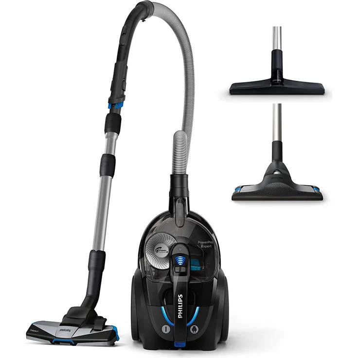 Philips FC9741-09 beutelloser Staubsauger PowerPro Expert (TriActive Standard-Düse, 650 W, 2 L Staubvolumen, integriertes Zubehör) schwarz – Bild 2