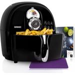 Duronic AF1 B Heißluftfritteuse Airfryer Multifryer Fritteuse Heißluft Fritteuse