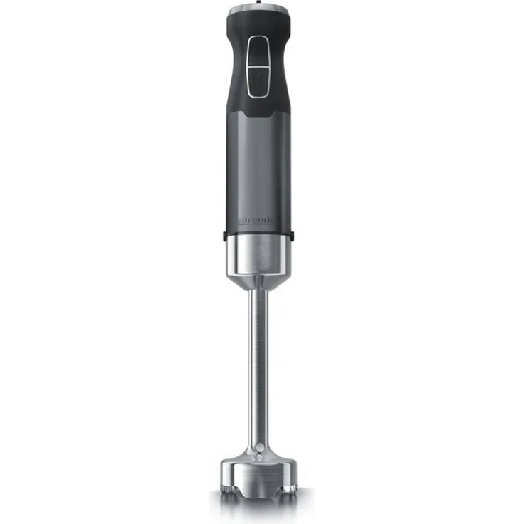Arendo Edelstahl Stabmixer 1000W, stufenlose Regelung, Turbotaste, grau