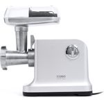 CASO FW2000 Elektrischer Fleischwolf, 800 Watt nominal, 2000 Watt locked, ca. 2kg- Minute, Alu Guss Gehäuse, starker Motor