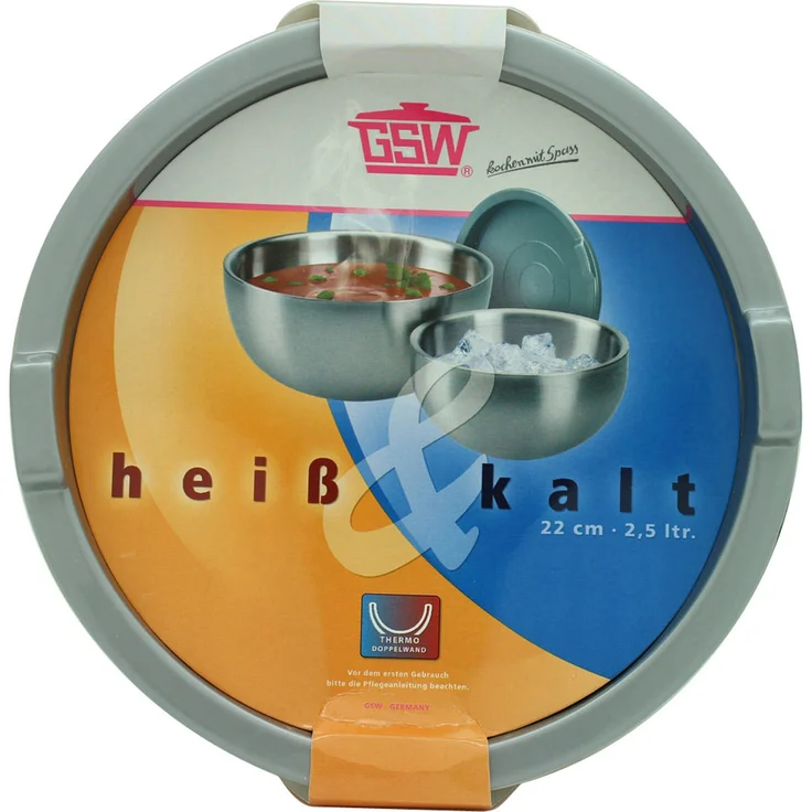 GSW Thermoschüssel mit Deckel 2,5L