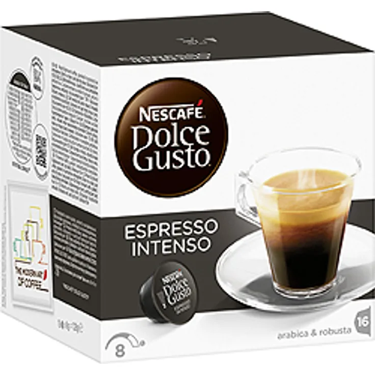 Nescafe Dolce Gusto Espresso Intenso 16 Aromaversiegelte Kapseln