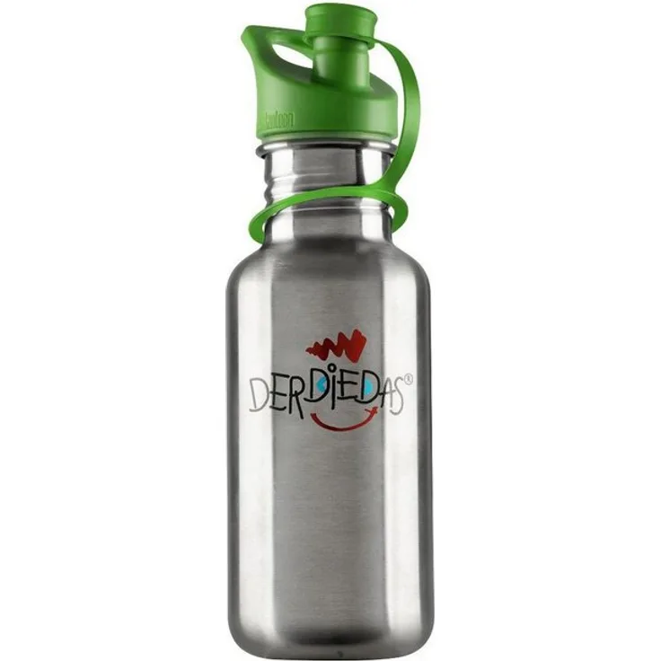 DerDieDas Trinkflasche DerDieDas Zubehör EdelstahlTrinkflasche, 0,5 l, grün