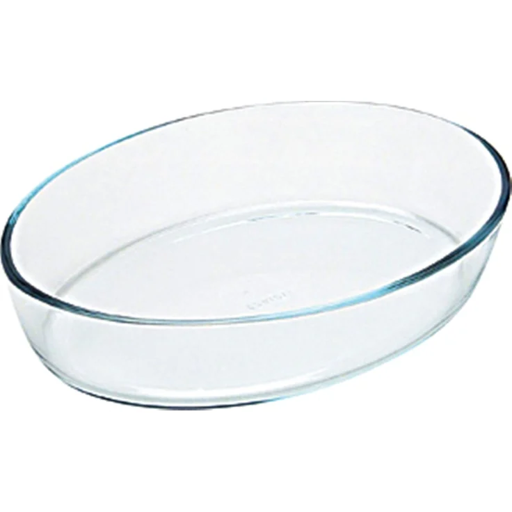 Dajar Pyrex Glasbräter oval, Glas, Transparent, 30 x 21 x 6,2 cm – Bild 1